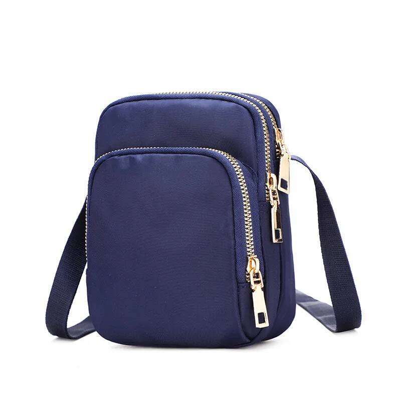 Casual waist single-shoulder bag, casual lightweight crossbody phone case, nylon coin purse, mini bag XJ260129