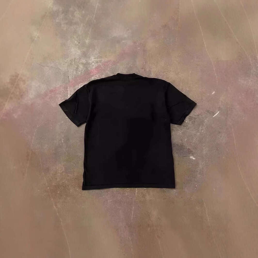 250g heavy weight pure cotton! College style vintage retro unisex sports short-sleeve T-shirt with cartoon wing print