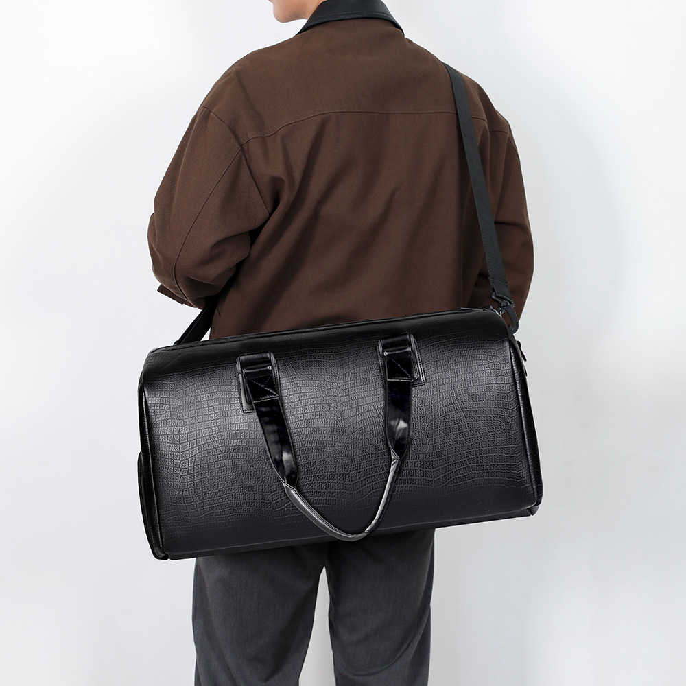 Business Traveler's Compact Briefcase for Short Trips Large-Capacity Travel Luggage Bag Children's Single-Shoulder Sports Fitness Bag