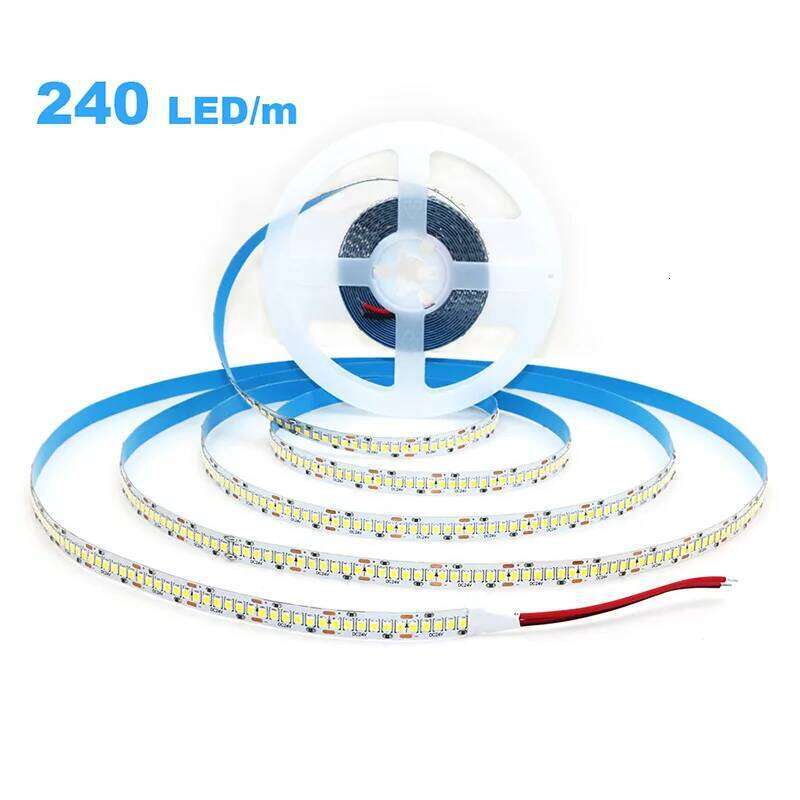 240LEDs/m LED 2835 DC12V 24V Home Light Strip 5M 1200LEDs High light Red Green Blue Flexible And Cuttable Soft Lamp Bar Z260206