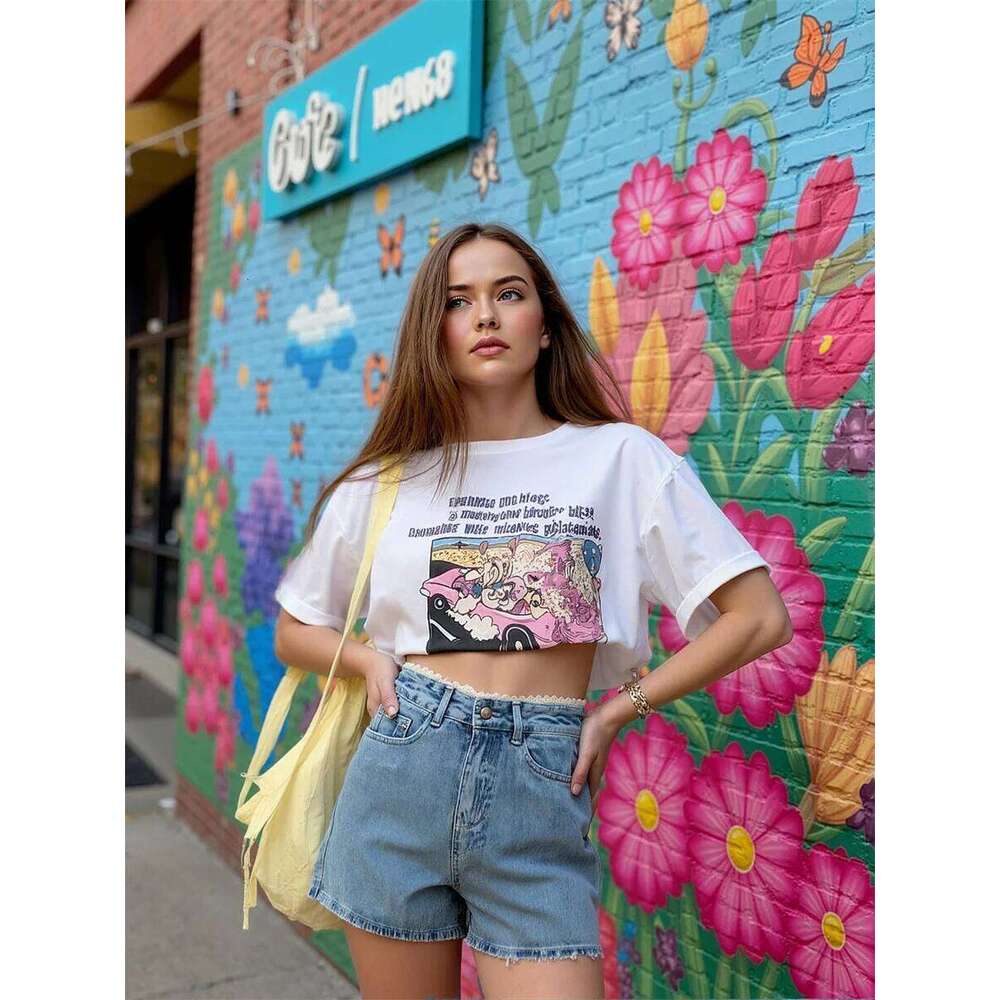 Shorts Womens High Waist Singlet Free Skeleton Love Peint Layer Asymmetric Shreds Dot Slik Camo C260206