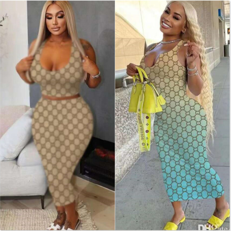 Basic Casual Long Dresses Womens Designer Clothing Tank Top Summer Dresses V Neck Sexy Sleeveless Luxury Female Loose Party Beach Dresses 12 Colors