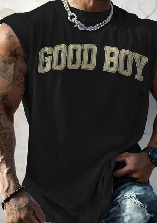 Mens Vest Short-Sleeved T-Shirt - Modern T-Shirt White Milano Italy Print Casual Wear X250821