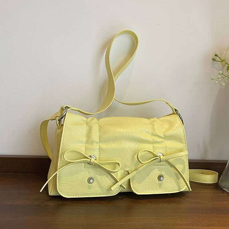 Bow Crossbody for Women Shoulder Armpit Bag Luxury Designer Bags Purse and Handbags Bolsos De Mujer Sac Y260205