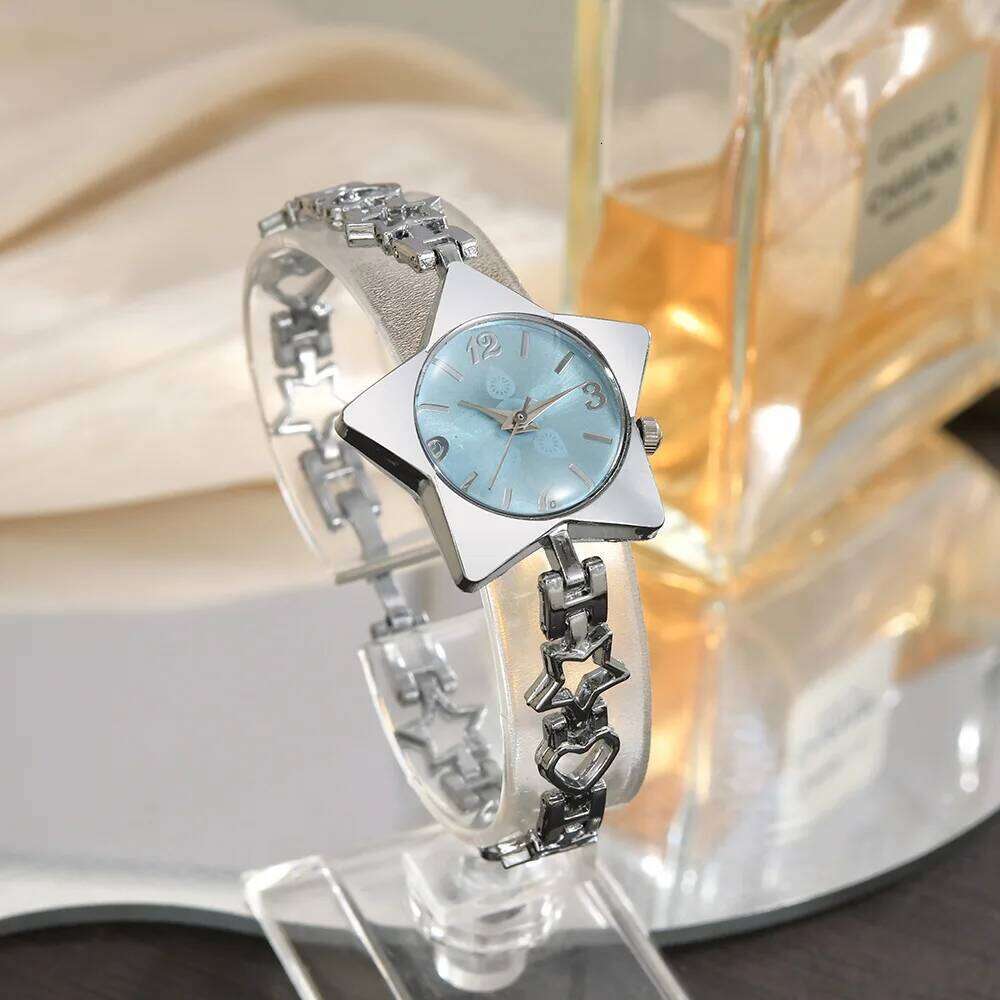New Creative Fashion Simple Holiday Star Pentagram Bracelet Women's Quartz Watch Z260206