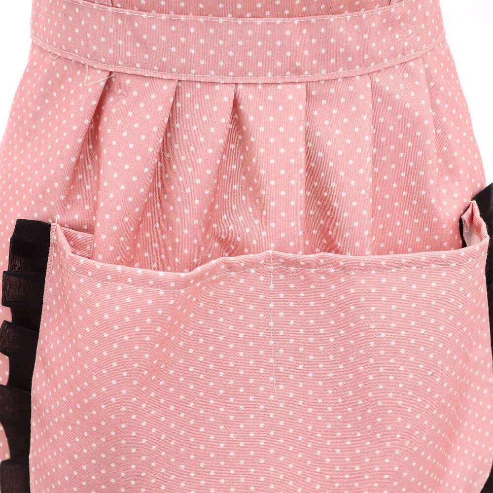 1Pc Mens Cosplay Costumes Lolita Style with Pocket Dressing Maid Uniform Apron Ruffled Outline Halloween Fancy Ball S260205 d2a