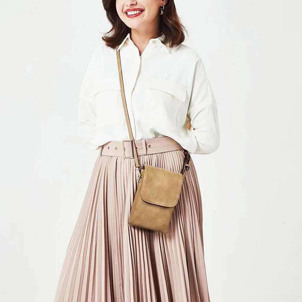 Fashionable and minimalist PU leather crossbody designer mobile phone change small bag women's single shoulder c XJ260129