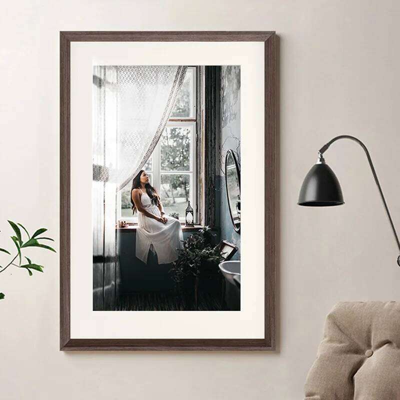 Retro Advanced Nordic Minimalist Design Modern Living Room Office Frame Bedroom Desktop Home Decor Cadre Photo Lsxk S260205