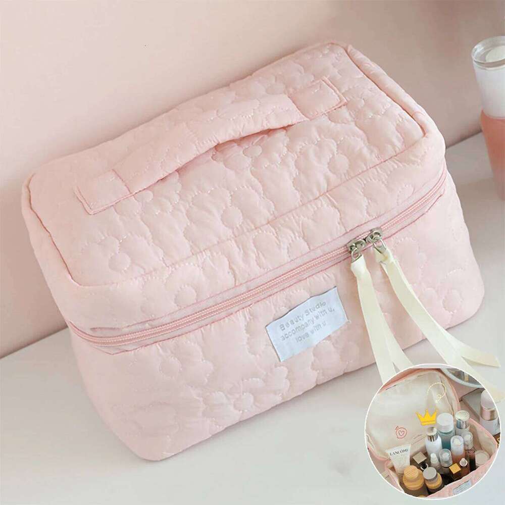 Ins Style Candy Color Makeup New Light Women's Lipstick Pack Portable Travel Cosmetic Storage Toiletry Bag Y260206