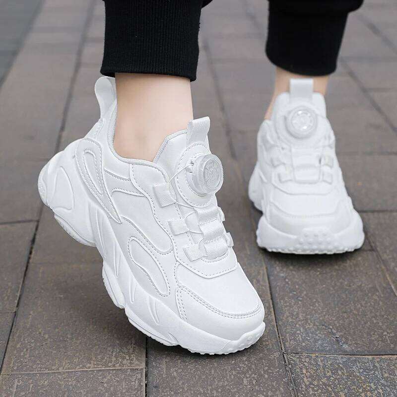 White Girls Children New Spring Summer Platform Casual Sneaker Running Sports Tennis Kids Shoes for Girl 26Y0206