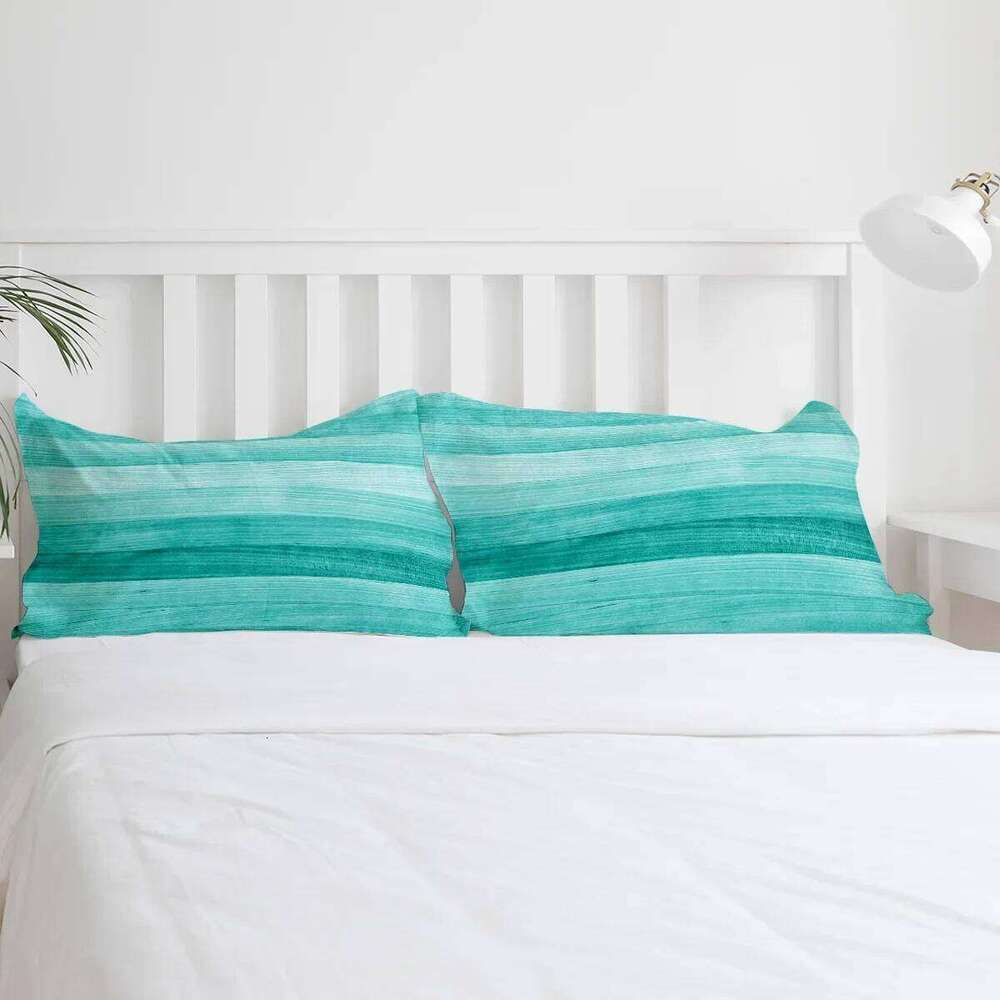 Turquoise Wooden Board Bedding 3pcs Boys Girls Duvet Pillowcase Kids Adult Quilt Cover Double Bed Set Home Textile XJ260206