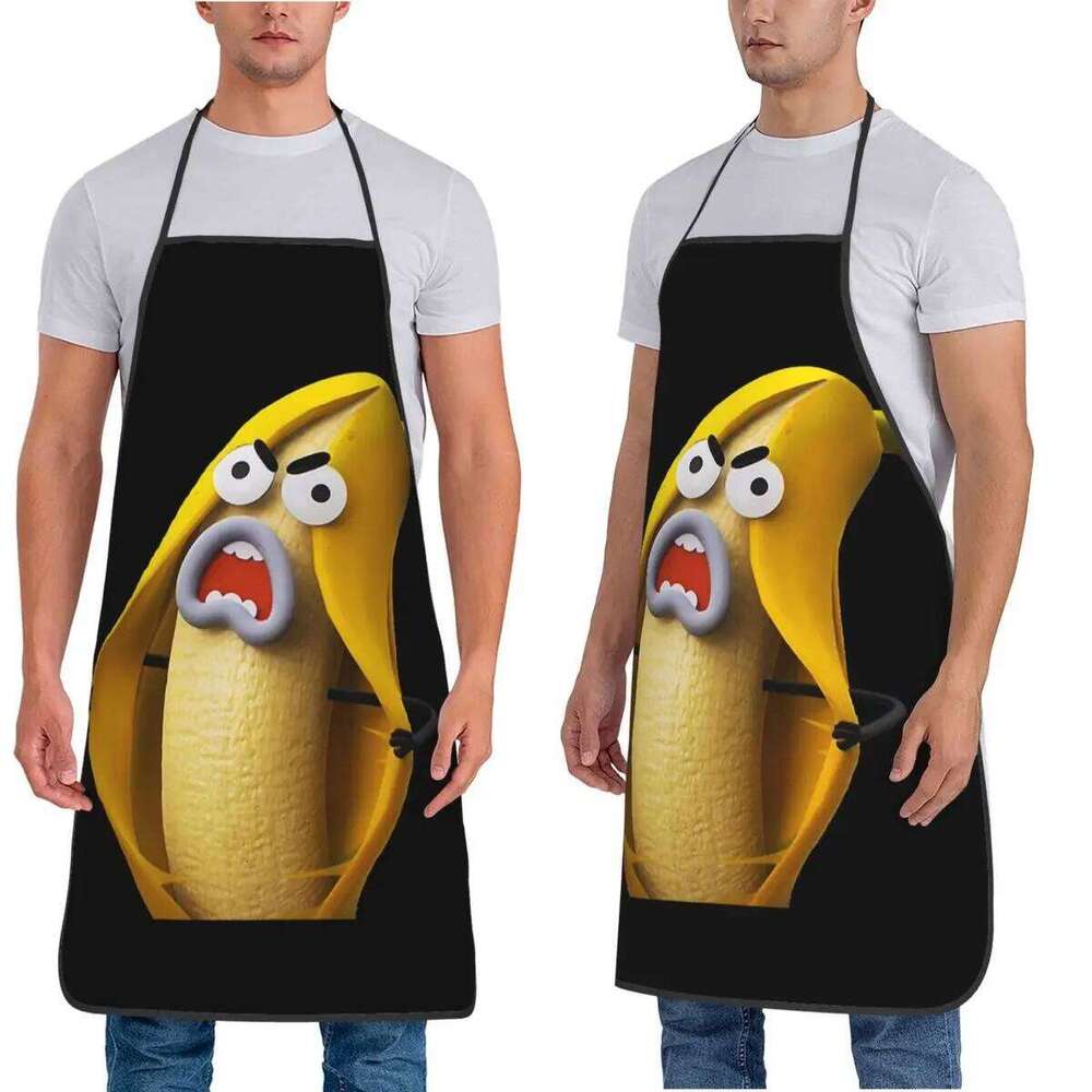 Banana Joe - The Amazing World Of Gumball Apron Chef Cooking Baking Tablier Sleeveless Bib Kitchen Cleaning Pinafore S260205