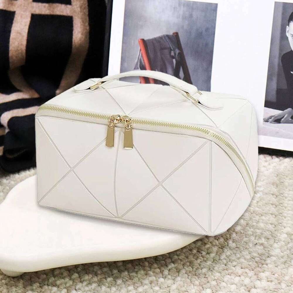 Women's Folding Makeup Accordion Pillow Cosmetic Large Capacity Portable Handbag Ladies Storage Bag Cosmeti Y260206