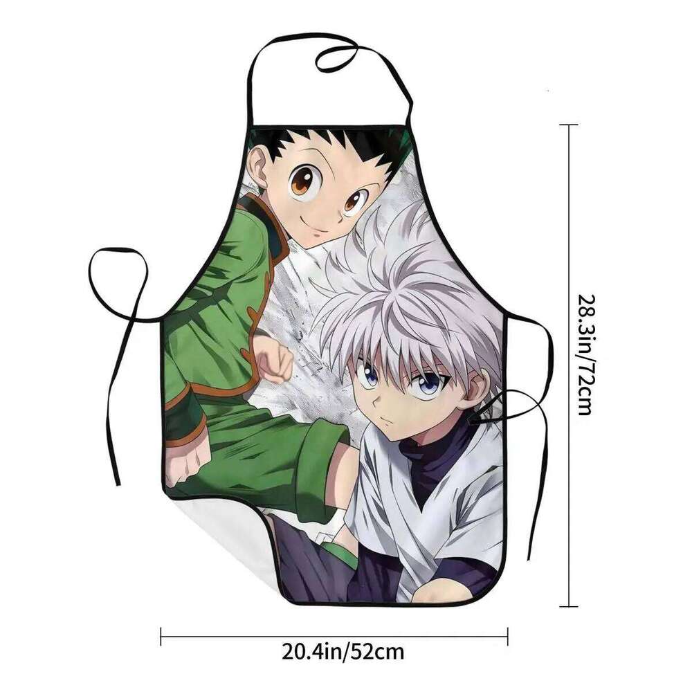 Anime X Hunter Aprons Chef Cuisine Tablier Sleeveless Bib Kitchen Cleaning Pinafore for Women Men Painting S260205
