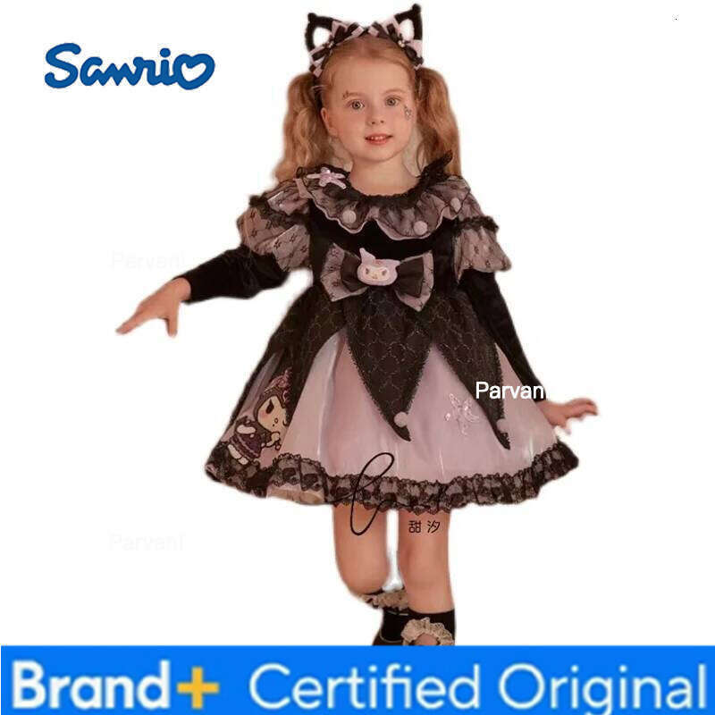 Sanrio Handmade Autumn Long Sleeve Lolita Princess Cosplay Dress Birthday Girls Halloween Costumes H260206 - view 5