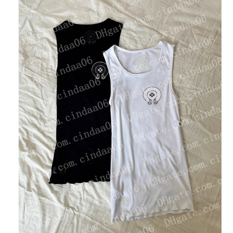 Designer Womens Casual Dresses Spring Summer New Style Printed Vest Versatile Elastic Slim Long Tanks Camis Vest Dress