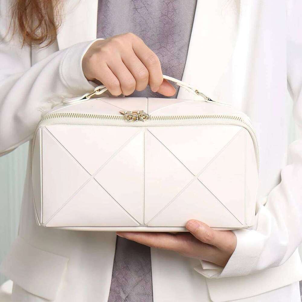 Women's Folding Makeup Accordion Pillow Cosmetic Large Capacity Portable Handbag Ladies Storage Bag Cosmeti Y260206