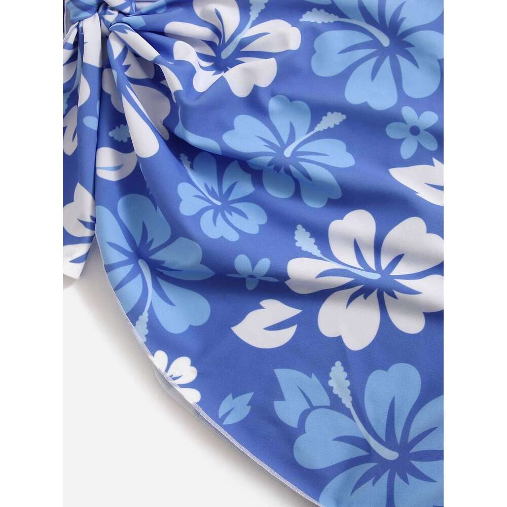 European and American Sexy Swimsuit Skirt Bikini Three-Piece Set Z260206