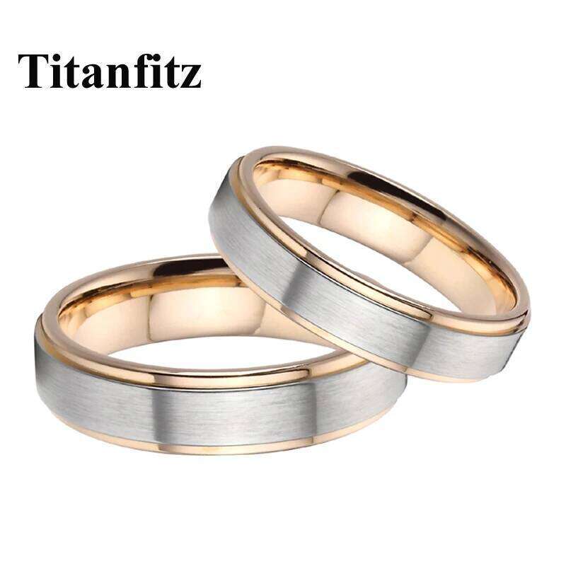 Love Alliances Classic Marriage Promise Wedding Rings Set for Couples Men and Women Gift Titanium Stainless Steel Men's Ring W260206