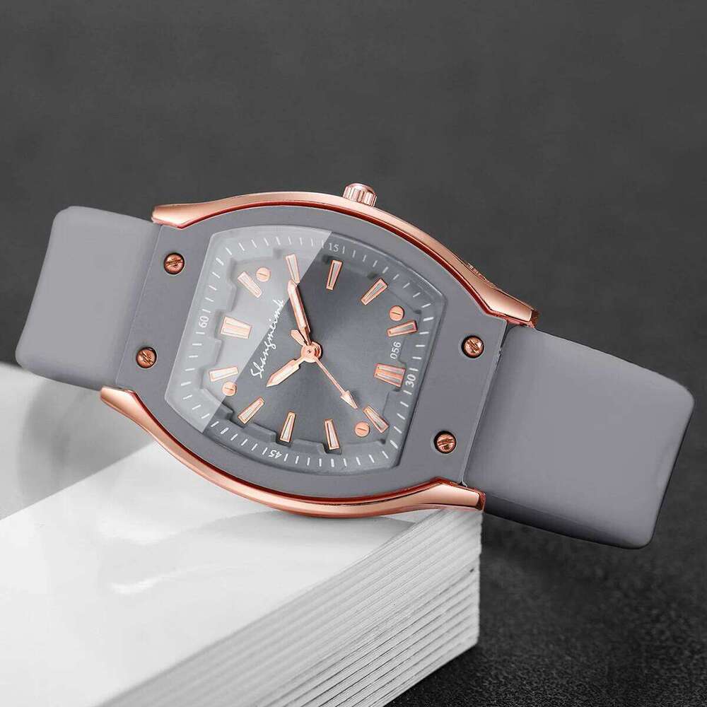 Fashion Women Silicone Strap Quartz Wristwatch Niche Simple Dial Watches Reloj Mujer Girls Clock GiftWithout Box Z260206