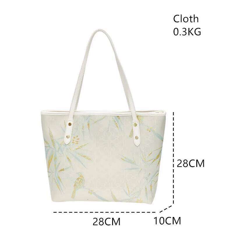 Women Fashion Luxury Design Shopper Totes 2024 New Large-Capacity Cloth Chinese Style Handbag Grace Female Brand Top Handle Bags Y260205