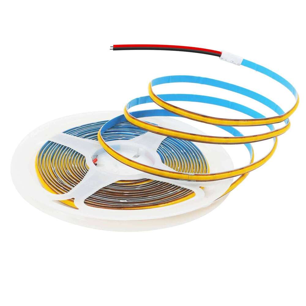 DC 12V 24V Free Cut LED PCB Width 5MM 400LEDS/M 3000K 4000K 6000K Self Adhesive Flexible Ribbon Strip Light For Home Decor Z260206