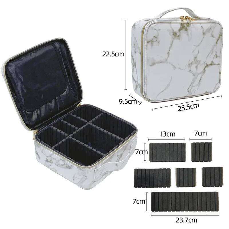 New Makeup Bag For Women Large Capacity Cosmetic Bags Beauty Salon Tattoos Nail Art Tool Bin Case Y260206