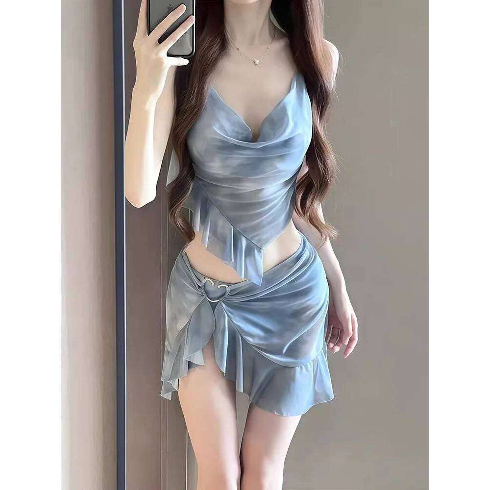 Extraordinary Three Piece Sculpting Adjustable Strappy Padded Bikini Resort Beachside Vacation Swimsuit Z260206