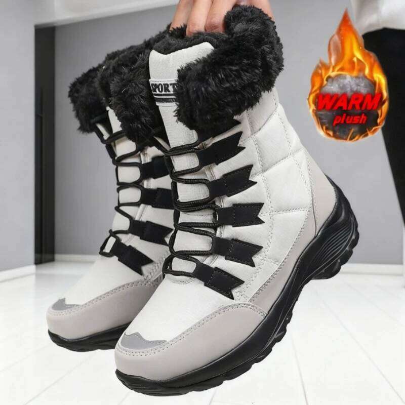 Keep Warm Mid-Calf Waterproof Snow High Quality Comfortable Non-slip Women's Casual Boots for Winter