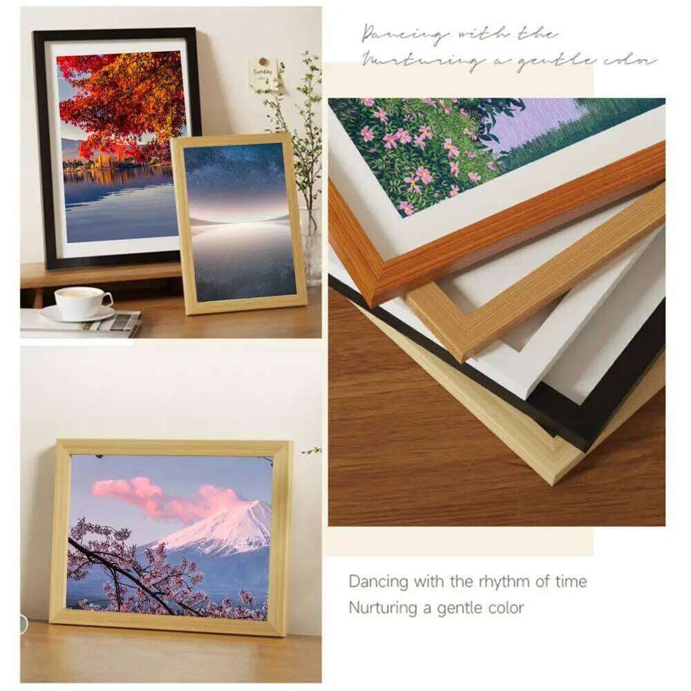 1Pc Photo High-quality Wall Picture with Shatter Resistant Plexiglass A4 Sized Painting Display Frame Home Decor S260205