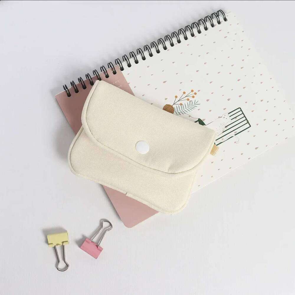 Portable Coin Purse New Solid Color Mini Cash Wallet Lightweight Cotton Headphone Bag Women Key Pouch Travel Card Holder Y260206