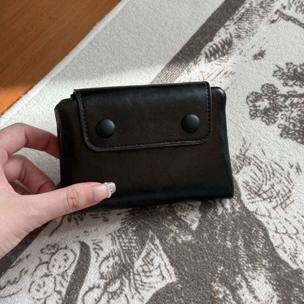 Portable Korean Retro Women Wallets Soft PU Leather Multi-Card Coin Purse Business Case Short Zipper Card Bag Pouch Y260206