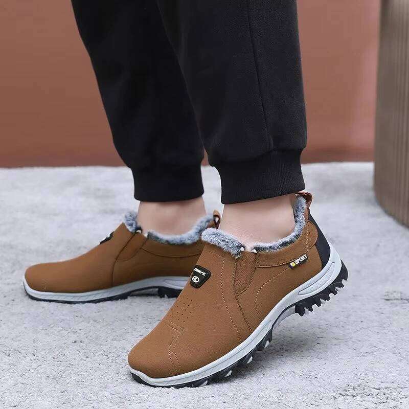 Men's winter snow boots outdoor fishing wear-resistant hiking cheap shoes clearance free shipping