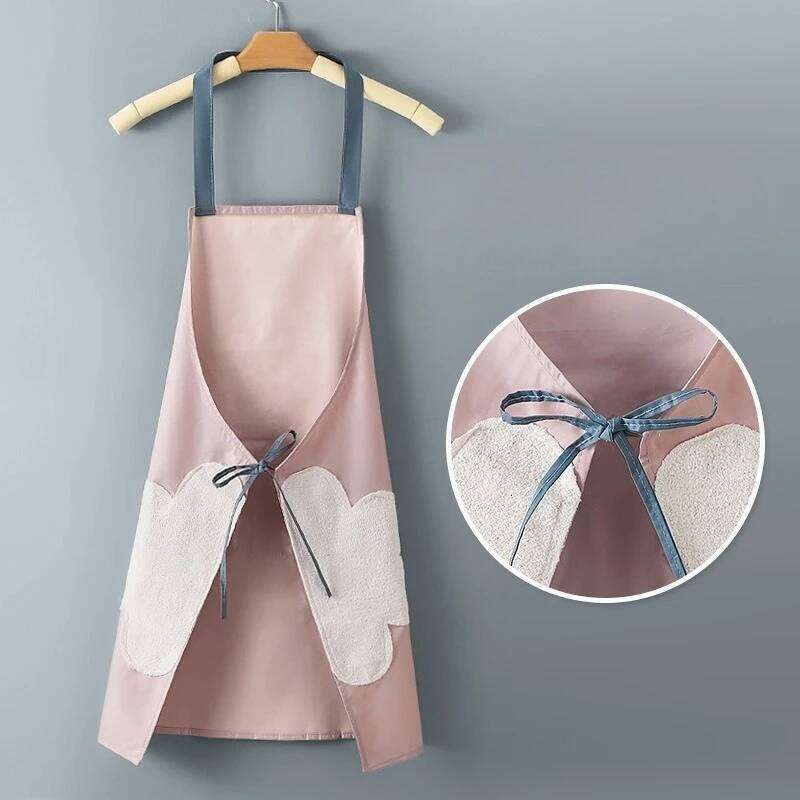 Pvc Apron Kitchen Use, High Appearance Level Women, Waterproof and Oil-resistant, Half-length Waist Wrap for Cooking S260205