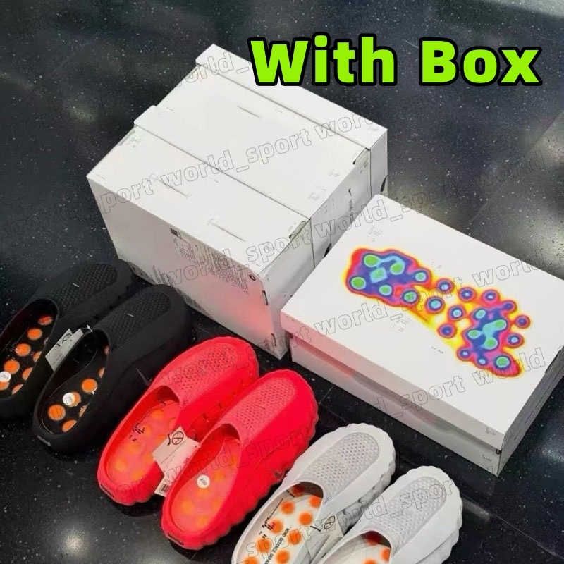 Desginer Mind 001 Slide Slides Mind001 Slippers Soft Rubber Tech Comfortable Sandals Mules Clog Black Red Bone Light Smoke Grey Men Women Summer Shoes Size 36-46