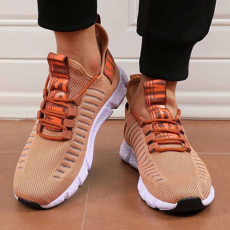 New Men's Sports with Cushioning Mesh Speculative Stage Hiking Anti Slip Comfortable Lightweight Gym Training Shoes
