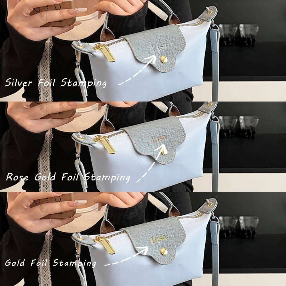 Customized name casual handbag, versatile color-blocking nylon fabric single-shoulder bag, crossbody small cloth bag XJ260129