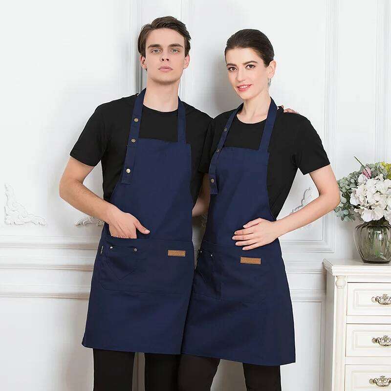 Comfortable Thin Kitchen Aprons Woman Men Chef Work Apron for Grill Restaurant Bar Shop Cafes Beauty Nails Studios Uniform S260205