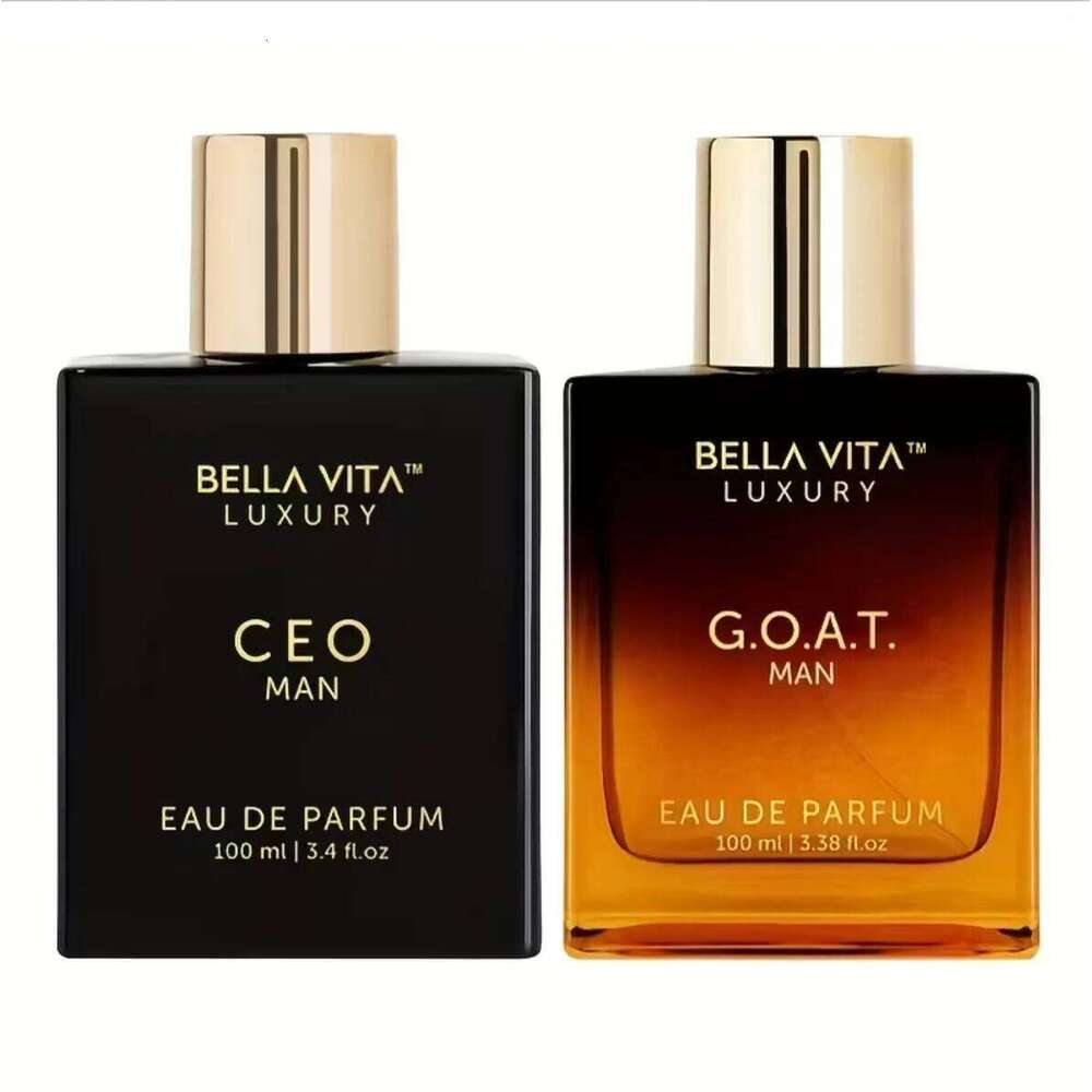 Bella Vita Luxury Elite Men'S Perfume Gift Set Sigma Male Series CEO & G.O.A.T. | Long-Lasting Eau De Parfum 26L0423