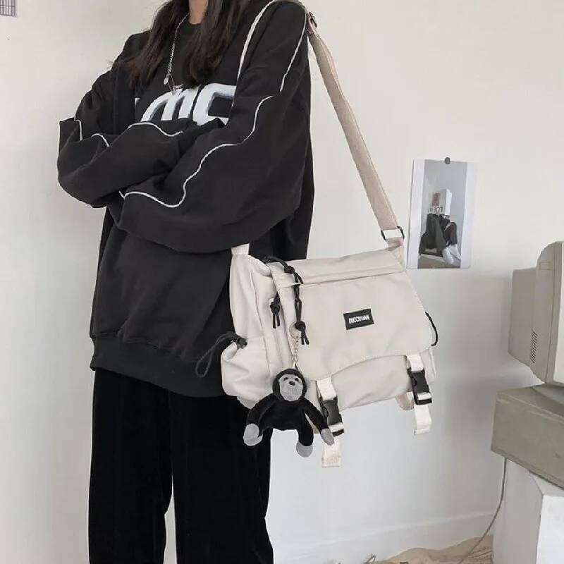 Oxford Ladies Messenger Young Fashion Women's Handbags Crossbody Large Capacity Sling Shoulder Bags Canvas School Bag XJ260129