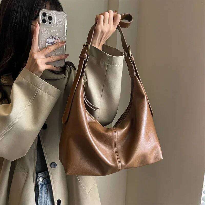 New Style Pu Zipper Women's Shoulder 2026 Fashion High Capacity Sewing Thread Crossbody Bags Free Shipping Bolsas Femininas Y260205