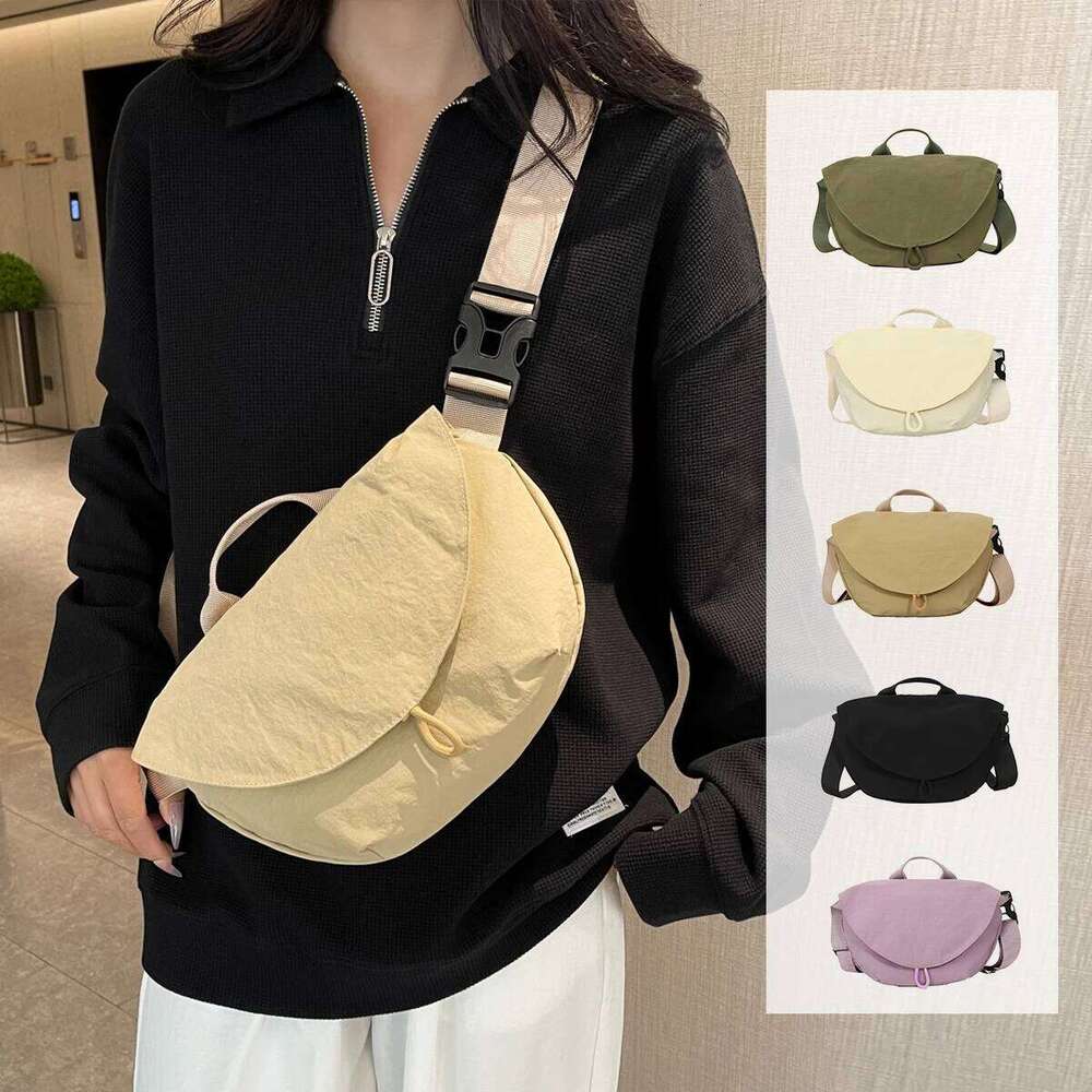 Fashion Dumpling Commuting Crossbody Versatile Canvas Tote Student School Women's Bags Mob XJ260129