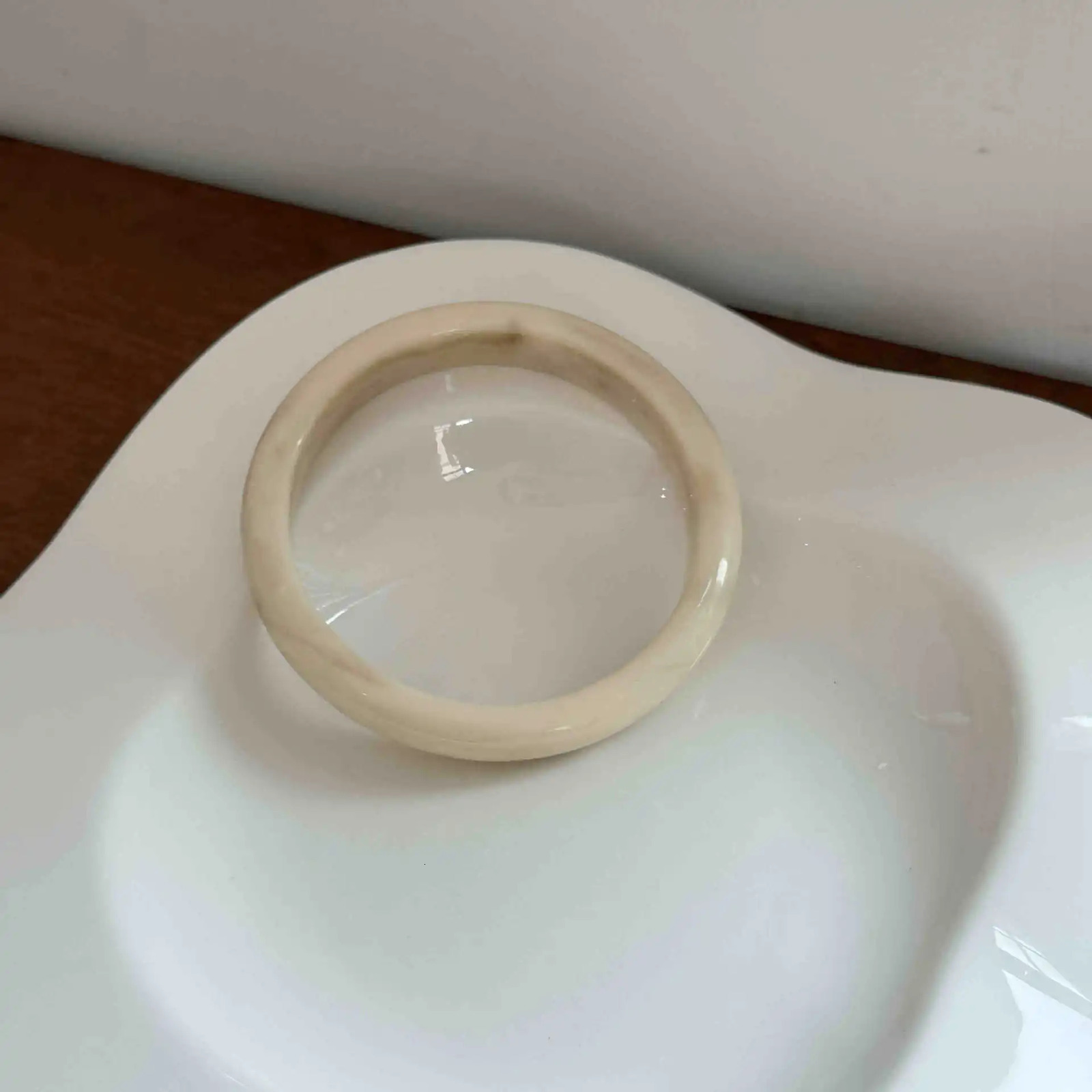 Retro Brown Resin Bangles Acrylic Marble Bracelet For Women Fashion Party Jewelry Gifts 260120