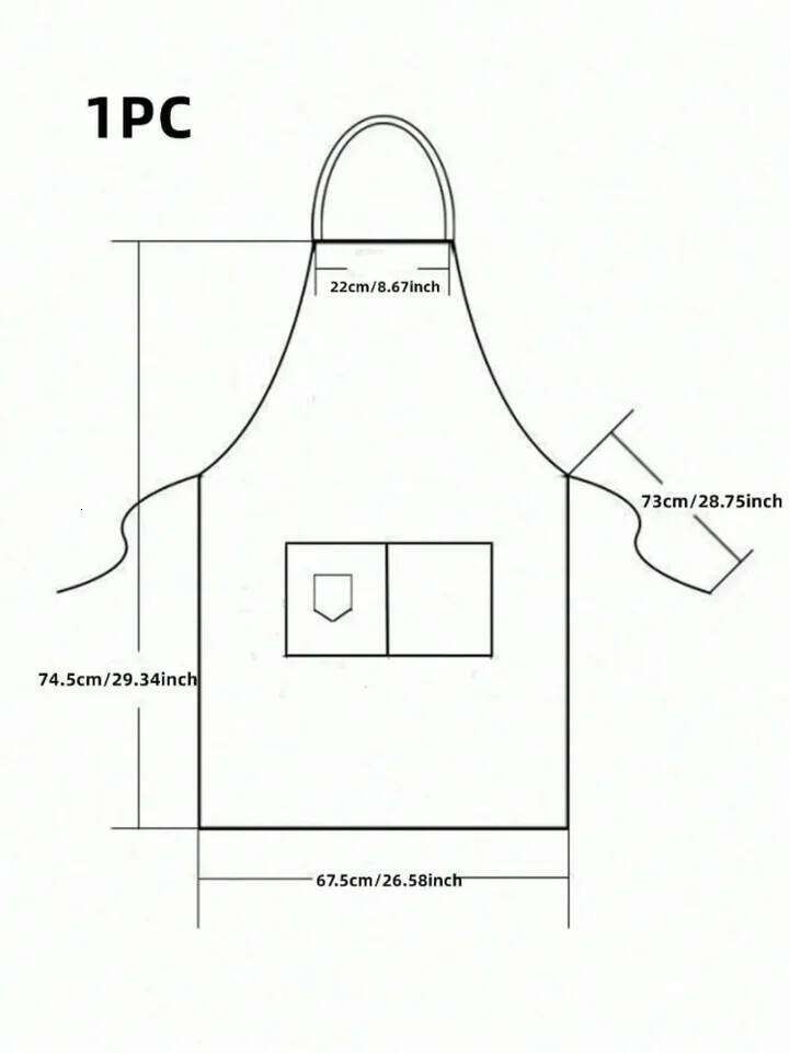 Fashion Canvas Kitchen Aprons Woman Men Chef Work Apron For Grill Restaurant Bar Shop Cafes Beauty Nails Studios Waiter S260205