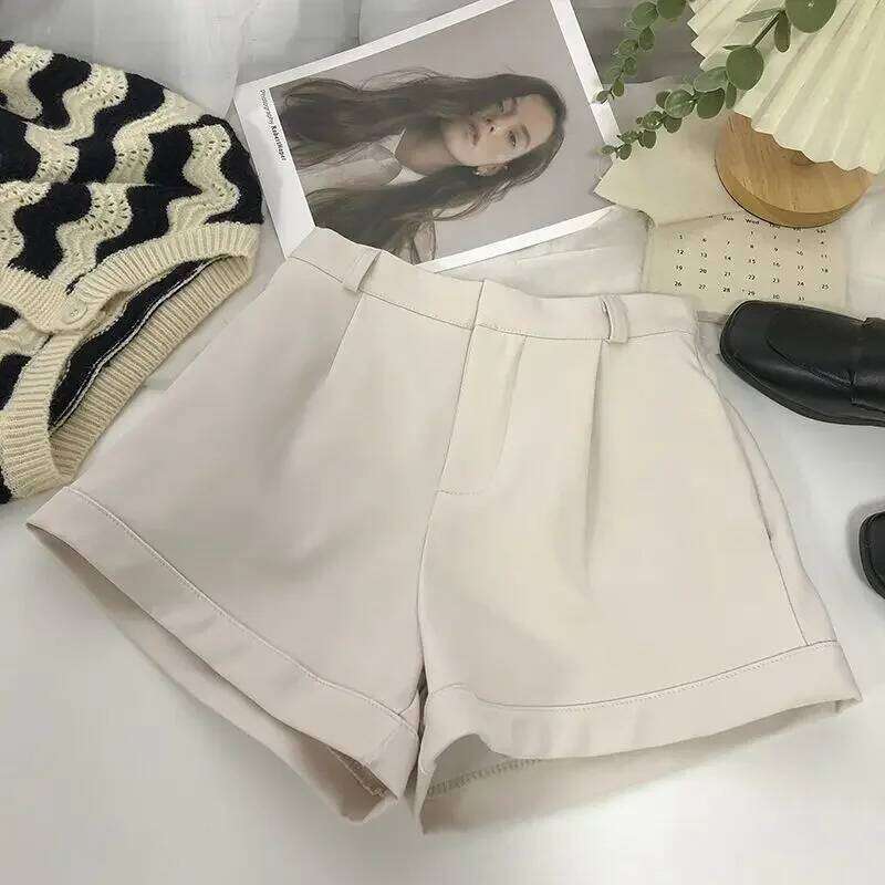 Women Shorts All-match Fashion New Arrival Solid Summer Casual Slim High Waist Korean Style Young Comfortable Daily Shopper Fit H260206