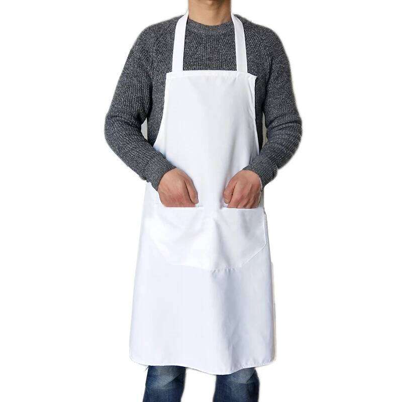 Waterproof Oil Cooking Chef For Women Men Kitchen Apron With Front Pocket Dishwashing Cleaning Home Aprons Unisex S260205