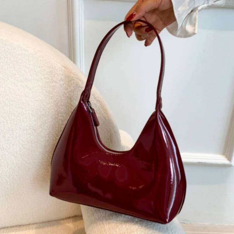 Women's Shoulder Bag Y2k Handbags Luxury Design Half Moon Handbag Fashion Small Crescent Underarm Bags Purse Y260205