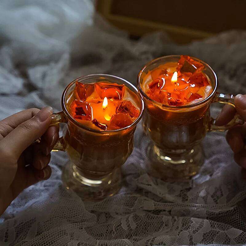 Creativity Latte Coffee Scented Candle Aromath Soy Wax Wedding Birthday Candles Party Home Diner Decoration Souvenirs S260205