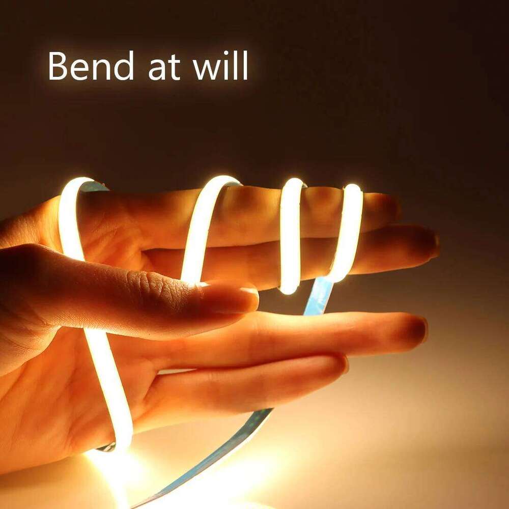 5mm Ultra Thin DC 12V COB Strip Light 320LEDs/M Flexible Ra90 Linear LED Tape Ribbon for Room Home Decor 3000K 4000K 6000K Z260206