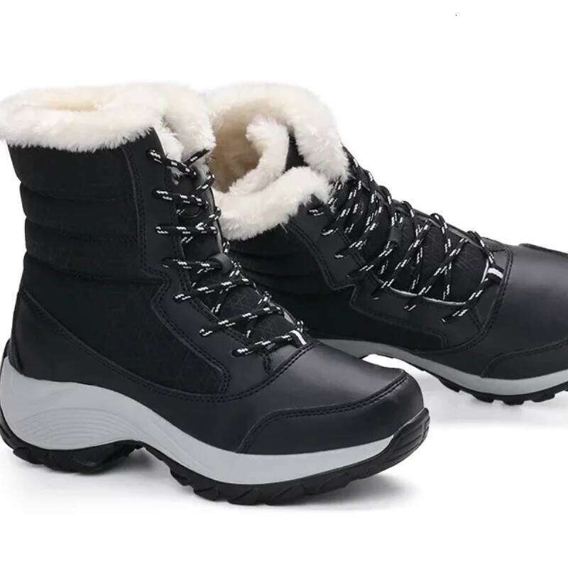 Ankel for Women Winter BootsTren Platform Ankle Keep Warm Snow Shoe 2025 Plush Outdoor Short Boots